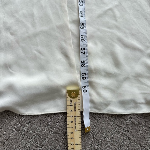 Sarah Seven Kir Wedding Dress Short Sleeve Open Back Train Size 16 Tailored - Picture 12 of 16